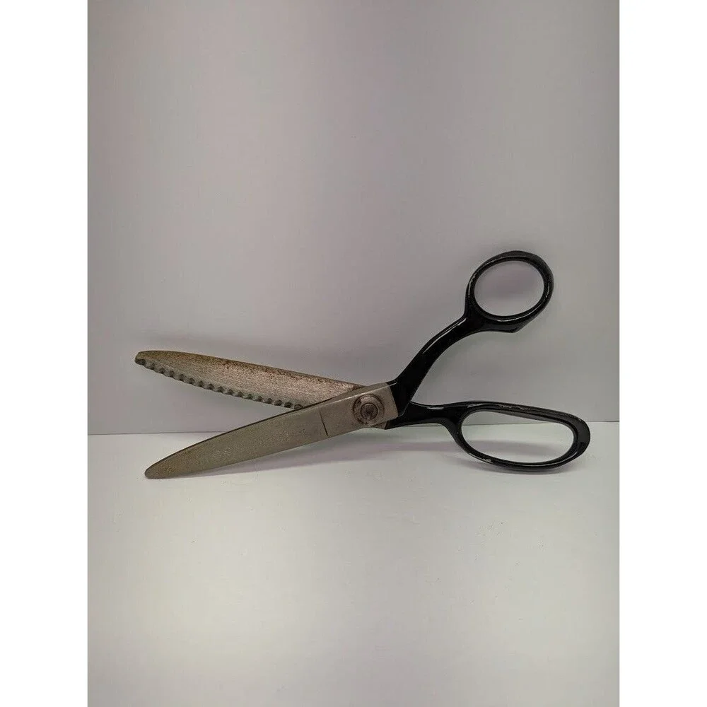 Vintage Wiss Pinking Shears‎ Scissors ZigZag Cut Sewing Fabric